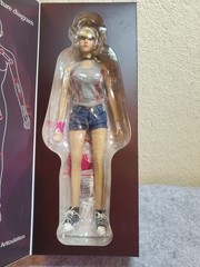 JIAOU DOLL 1:6 Suntan Skin Figure Body Large Bust 12″ Female Toys with clothing