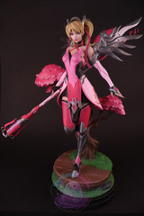 Mercy Overwatch Statue Hand Painted Collector Figure 30cm 11.8in