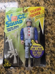 Lot Of 3 Sealed Voice Squad Figures – 1991 Toy Island – Vintage
