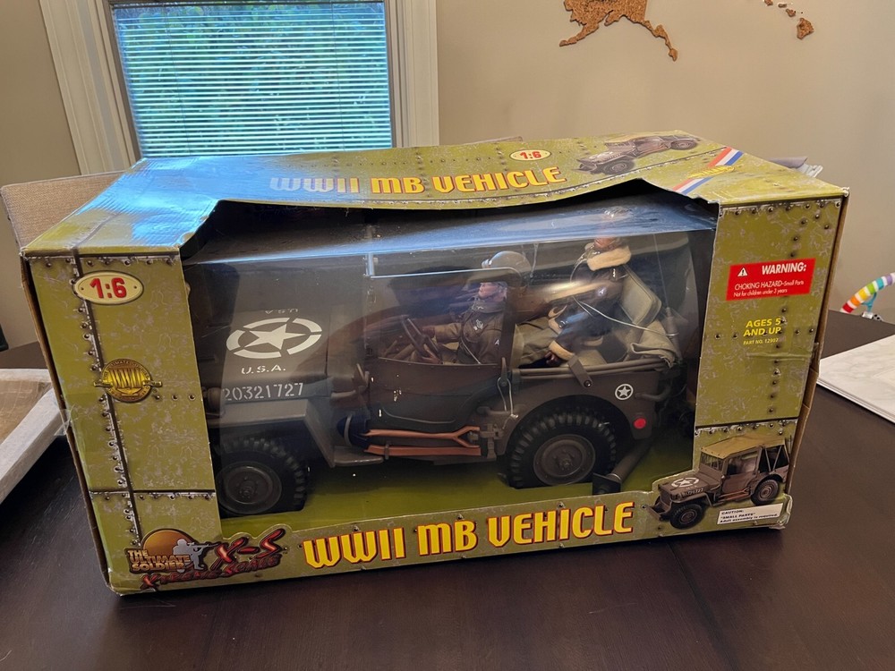 21st Century Ultimate Soldier WWII MB VEHICLE 1:6 Scale Military Jeep w/ Figures