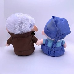 2pcs Up Movie Carl Ellie Plush Toy Set 14cm 20cm Soft Stuffed Dolls Gift USA