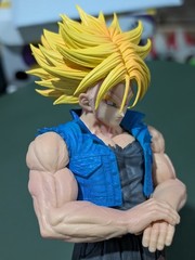 Dragon Ball Z Future Trunks SSJ Figure Model 25cm PVC Anime Statue Collect Toy