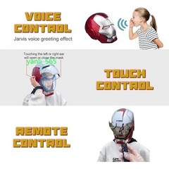 Autoking Iron Man Helmet MK5 1/1 Voice-controlled Mask Transform Cosplay Prop-
