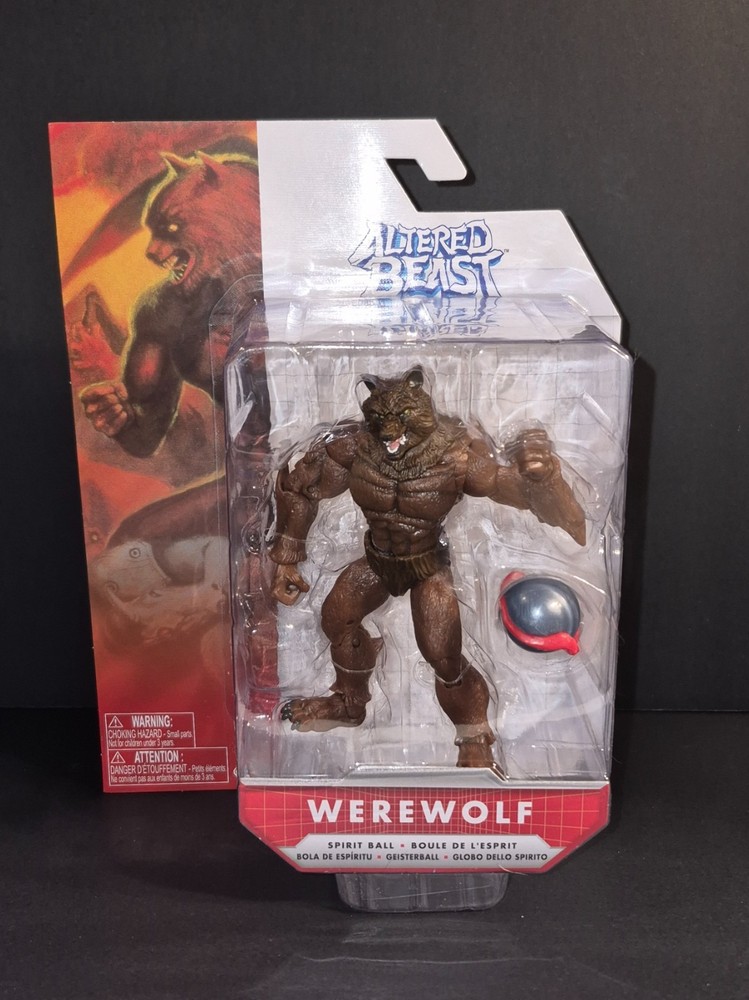 JAKKS Pacific Altered Beast Werewolf with Spirit Ball 4” Action Figure New