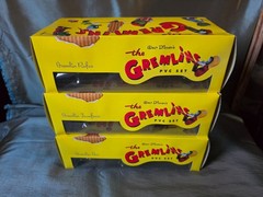 Disney Dark Horse The Gremlins Roald Dahl PVC Set of 3 Rufus Gus Jamface NIB