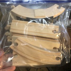 Lot Of About 70 Track Pieces And 20 Additional Train Accessories Parts Used