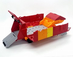 Transformers Kingdom Commander Class Rodimus Prime Trailer Incomplete 2021