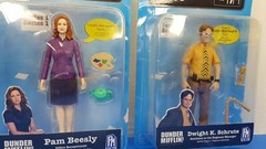 Set Of 2 The Office Phatmojo Series 1 Action Figure Dwight Schrute Pam Beasley