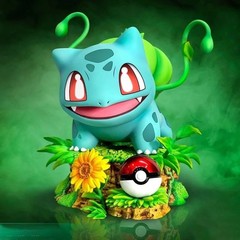 Pokemon Bulbasaur Charmander Squirtle PVC Figure Set 4in/10cm Anime Statue Toy