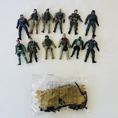 Joyin Military Toy Soldiers Playset 12 Army Ranger Action Figures Accessories