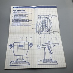 Air Defense ORIGINAL Blueprints Vintage 1985 Hasbro G.I.Joe ARAH