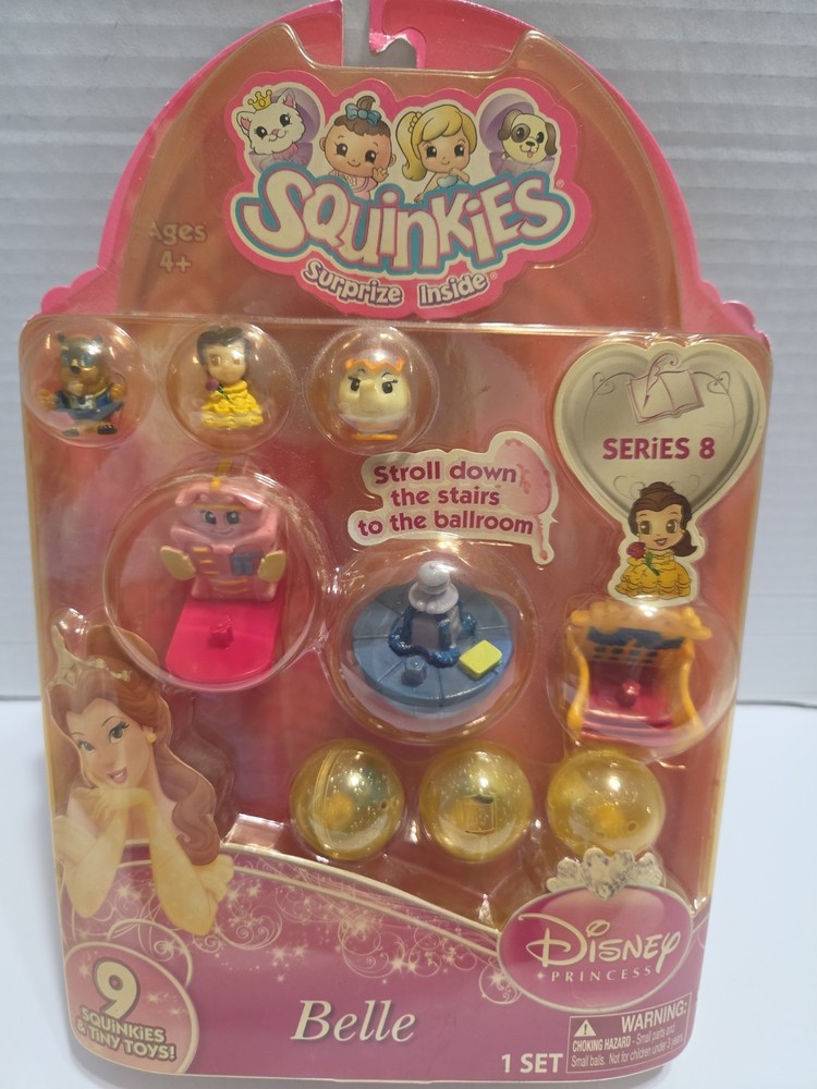 2012 Disney Princess Squinkies Belle Series 8 – New Sealed