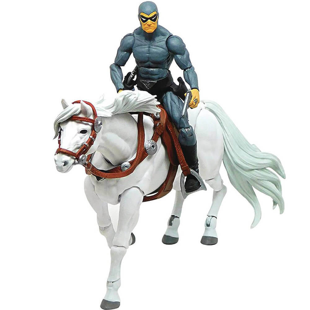The Phantom & Hero H.A.C.K.S. Highly Articulated Action Figure & Steed 4inches