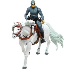 The Phantom & Hero H.A.C.K.S. Highly Articulated Action Figure & Steed 4inches