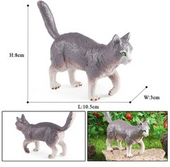 Kitten Cat Toy Action Figure Small Animal Figurine Doll Gift for Kids