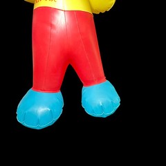 Mickey Mouse & Donald Duck 23″ Inflatable Blow-Up Toys Disney VtG 1960s