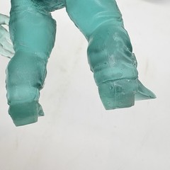 Street Sharks 5.5″ Action Figure Translucent Teal Bootleg Knock Off Resin KO