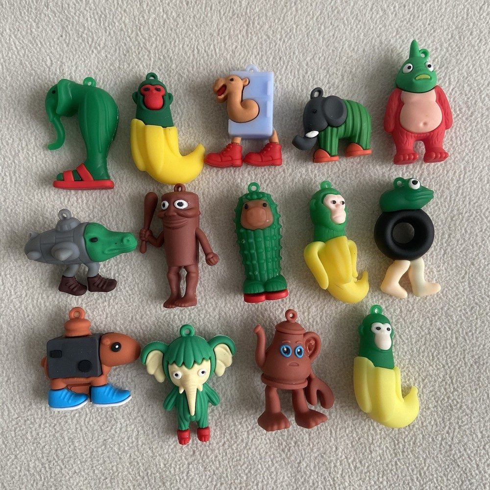 Italian Brainrot Meme Toy Lot 14 Figures Chimpanzini Bananini Lirili Larila