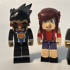 Tube Heroes Action Figures Lot of 4 Vikkstar123 JeromeASF CaptainSparklez Ashley