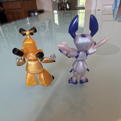 Vintage Takara Medabots Lot Of 2 Figures Rokusho & Metabee – 2001