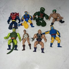 Mattel He-Man and Masters of the Universe Action Figures 1980s Vintage Lot 8