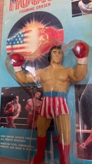 Vintage 1985 Rocky Balboa Figurine Eraser Winston Toys NIP