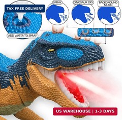 Dinosaur Toys for Boys Ages 3-8, Large Dinosaur T-Rex with Hidden Storage, Jumbo