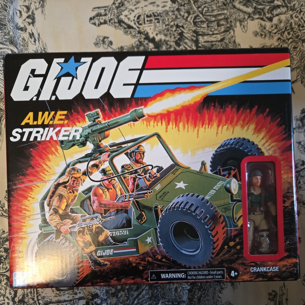 G.I. Joe Retro Collection 2020 AWE Striker W/ Crankcase Walmart A.W.E. Hasbro