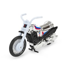 Evel Knievel Deluxe Silver High Jumper Stunt Cycle Extreme Jumps and Tricks