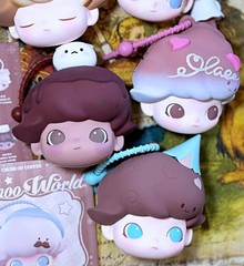 POP MART Dimoo World Crush on Coffee Earphone Case Lot Set of 5 Collectible