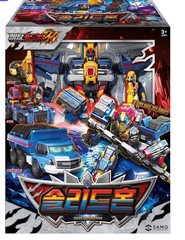 Metal Cardbot W SOLIDHORN Truck Crane Breaker Transforming Robot Car Toy