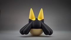 Shiny Lucario | Themed 3D Printed Pokéball | #0448 Lucario