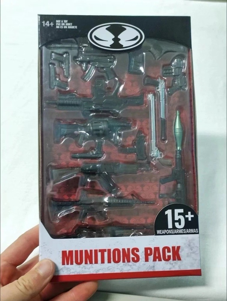 US! McFarlane Toys Munitions Pack Weapons Guns For 7″ Figure DC Deluxe Accessory
