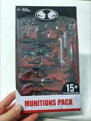 US! McFarlane Toys Munitions Pack Weapons Guns For 7″ Figure DC Deluxe Accessory