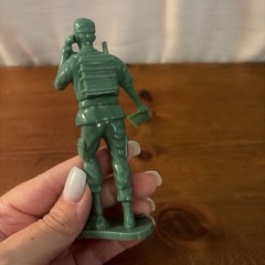 C-P Inc Green Army Toy Plastic Action Figure