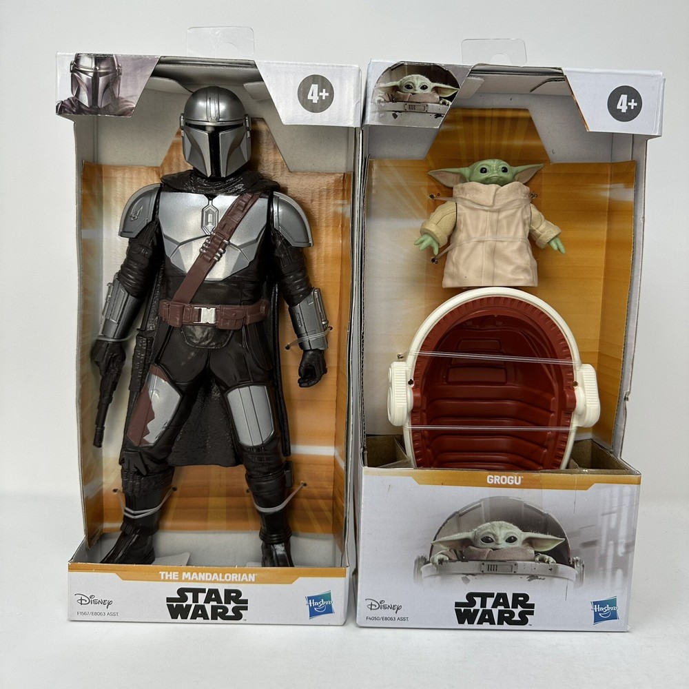 Star Wars: THE MANDALORIAN & GROGU Action Figures 2021 & 2022 Hasbro NIB Disney