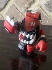 Y2K MINI-G Vinyl Robot Filter017 x adFunture 6 points of articulation key-chain