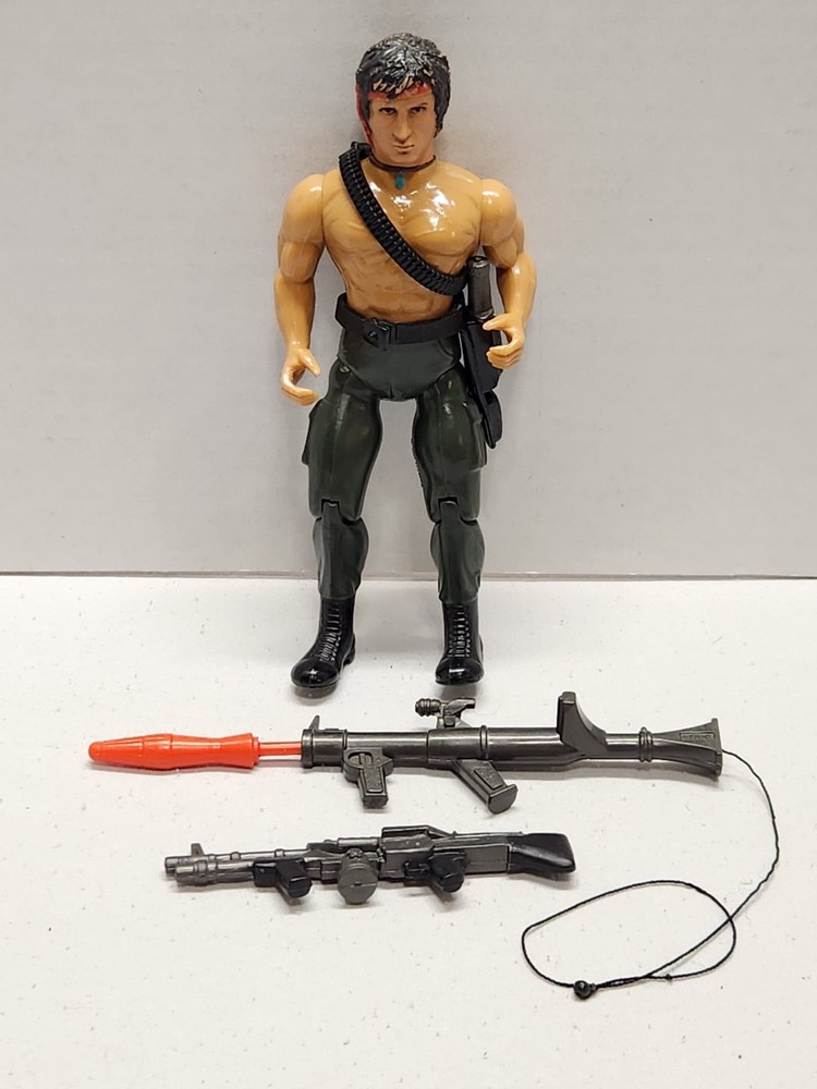 1985 Coleco John Rambo Force Of Freedom 6″ Action Figure With Accessories