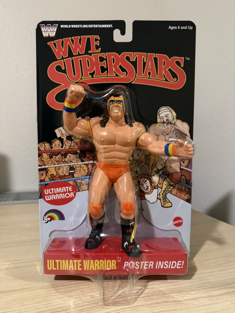 2026 WWE LJN Superstars ULTIMATE WARRIOR Chase BLACK CARD – MINT IN HAND