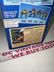 Somersault Samurai Leo Teenage Mutant Ninja Turtles 2003 Playmates NEW MISB 🔥