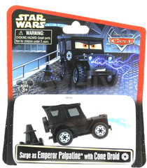 Disney Cars Sarge as Emperor Palpatine Cone Droid Star Wars 1:55 FREE SHIPPING!