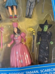 Wizard of Oz Action Figure Toys 50th Anniversary 1988 89 Turner Lot x 6 3.75”