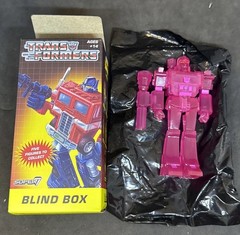 Super7 Transformers Megatron Pink Translucent Chase ReAction Blind Box Figure