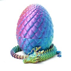 3D Printed Dragon Egg Model,Articulated Animals Figure,Fidget Toys Home Decor