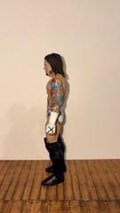 CM PUNK WWE MATTEL CUSTOM 2007-2008 ECW FIGURE ROOTED HAIR