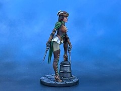 Action table figurine Steampunk Headhunter. 40mm Resin Figure