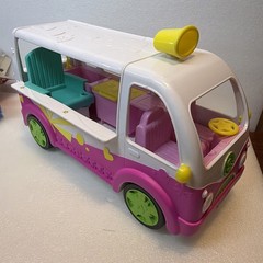 Shopkins Scoops Ice Cream Truck + Multiple Shopkin Figures And Accessories