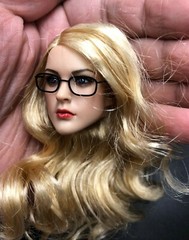 1/6 female metal eye glasses E for 12″ figure hot toys phicen Poptoys kumik❶USA❶