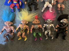 12 Troll Dolls Action Figure TNT Motu He-Man Galaxy Warriors Vintage