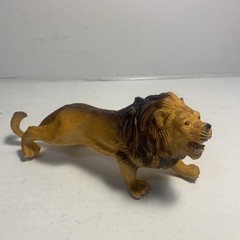 6″ Toy Lion Vinyl Hard Plastic Rubber Roaring Jungle Zoo Cat Figure 1998